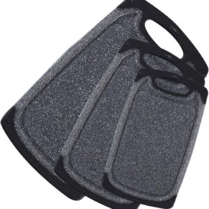 KIMIUP Kitchen Cutting Board (Set of 3),Professional Chopping Boards Sets,Dishwasher Safe Cutting Boards With Juice Grooves & Carrying Handle & No BPA